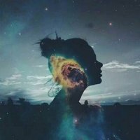 路灯下的小猫