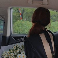 江边处观赏落日